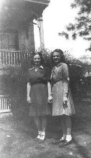eda kannoff and mae dagion senior scouts goshen ny 4-29-1944.jpg